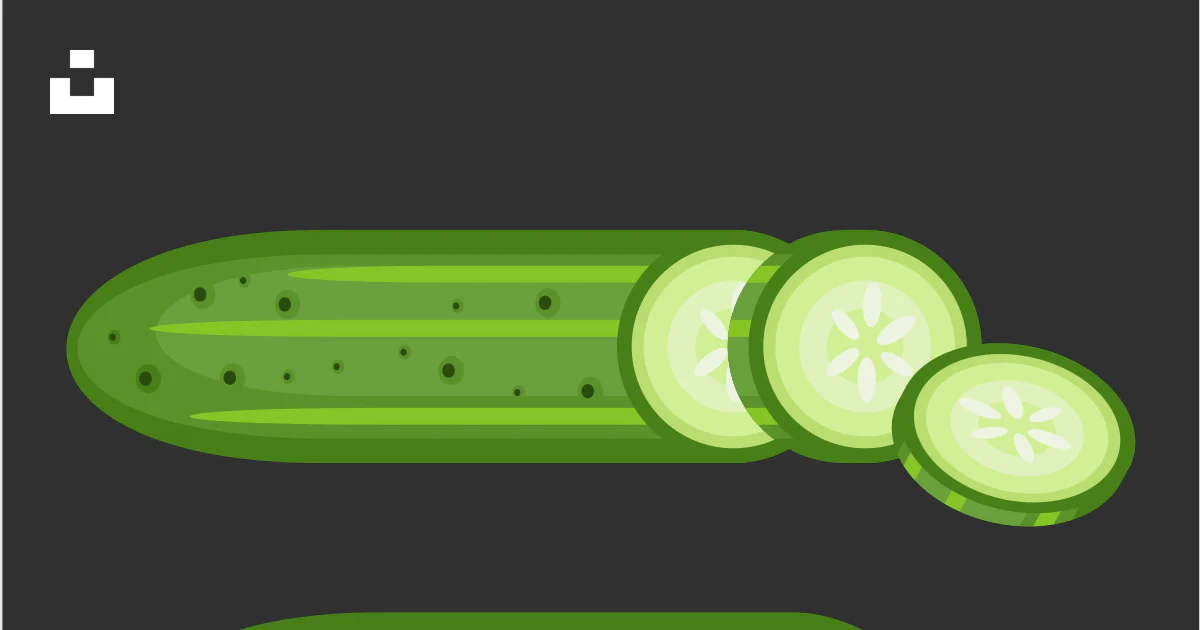 Vektor Berikut adalah keterangan untuk gambar: mentimun segar, utuh dan ...