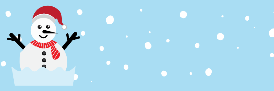 A snowman enjoying snowfall.