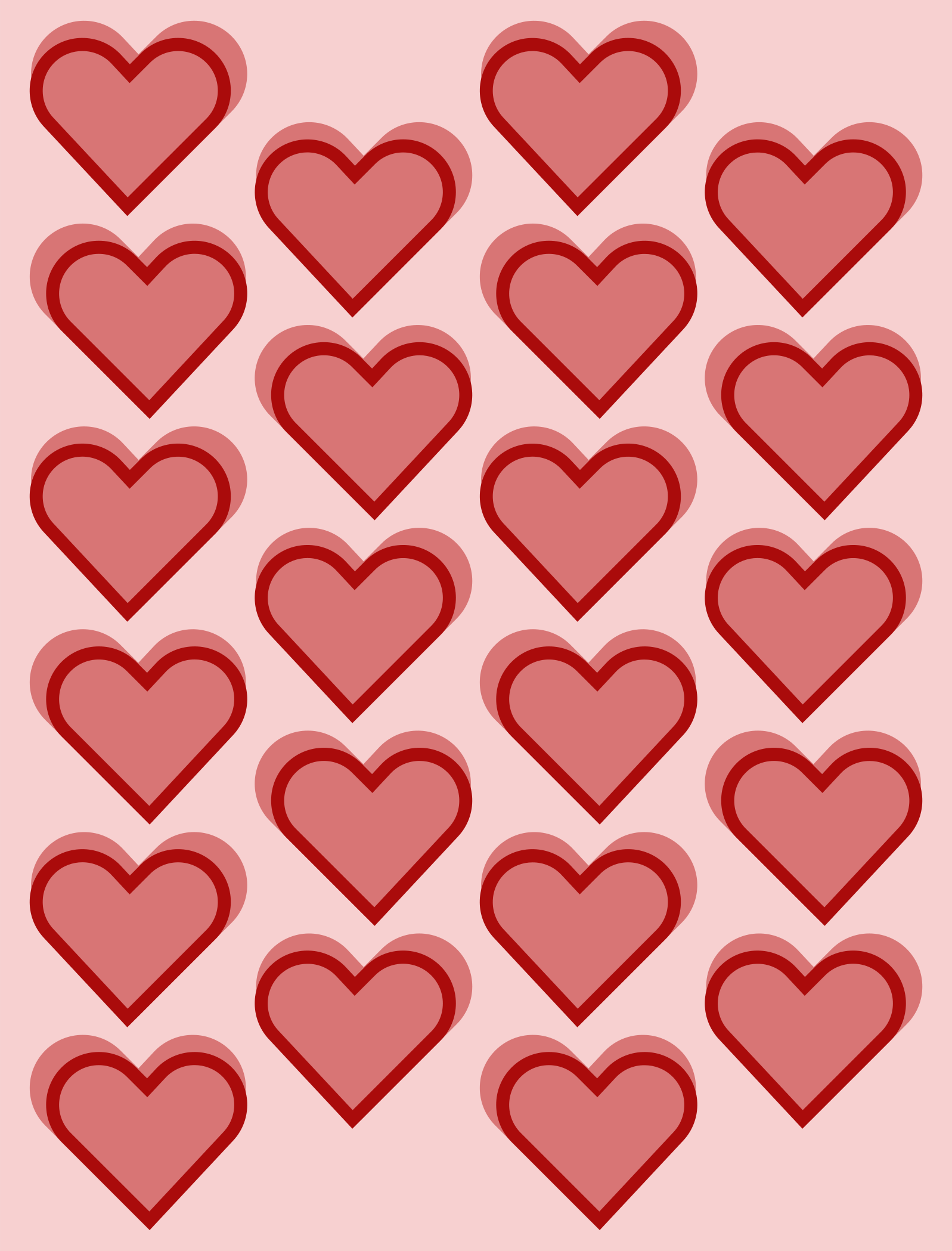 Muchos corazones rojos están dispuestos sobre un fondo rosa. vector –  Imagen de Fondo de pantalla gratuita en Unsplash, image size:3000x3941