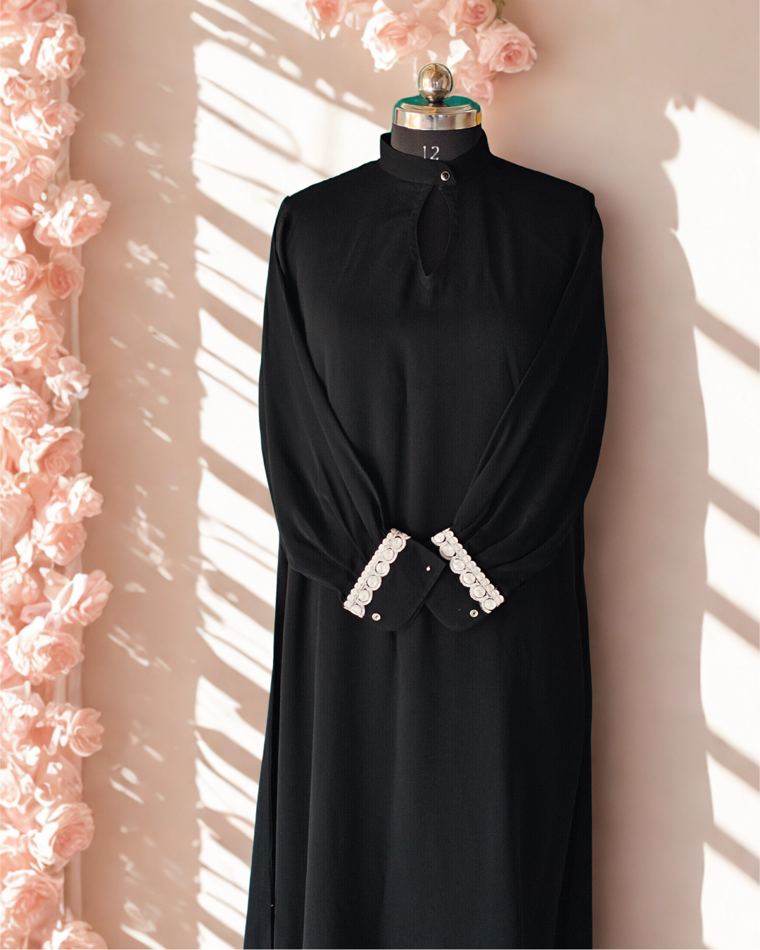 Thumbnail 2 of Elegant Black Abaya