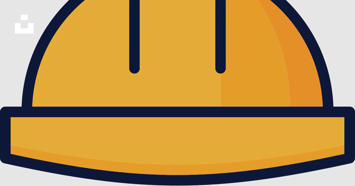 Panel Topi Vector Vektor Topi keras kuning untuk keselamatan konstruksi – Gambar Bangunan ...