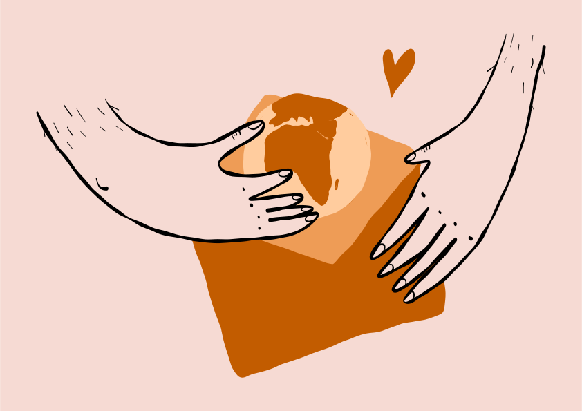 Hands holding the earth with love vector – Free Abstract Image on Unsplash, image size:3000x2119