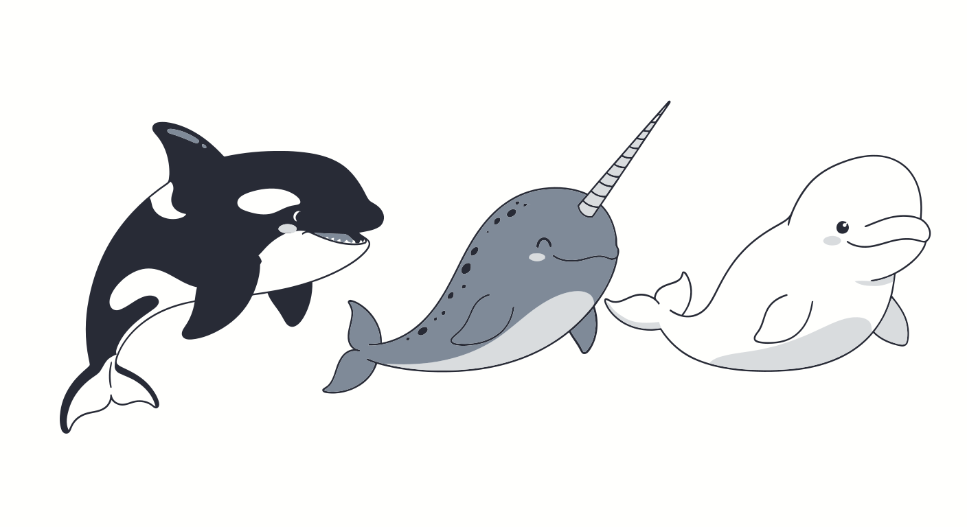 흰색 배경에 해우 두 마리와 아기 물개 벡터 – Unsplash의 무료 배경 이미지, image size:3000x1636