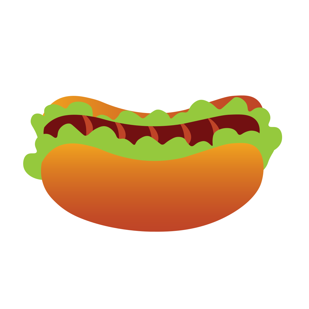 A hot dog with lettuce and ketchup