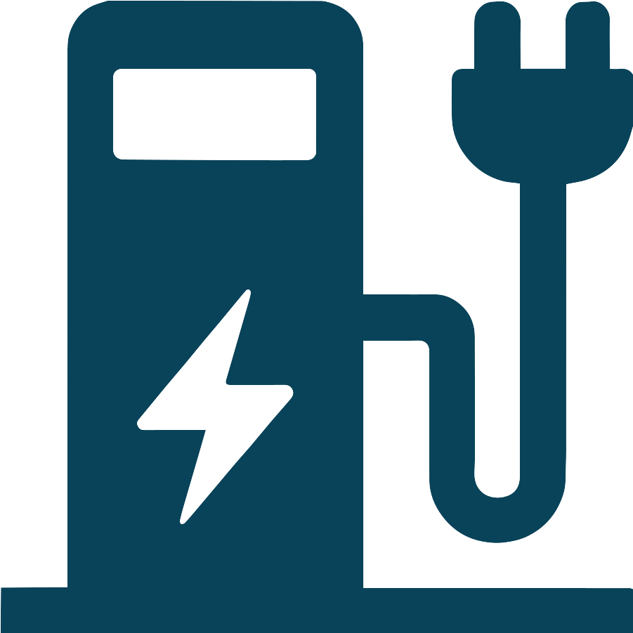 Icône de station de recharge pour voitures électriques