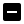 A black square with a white horizontal line.