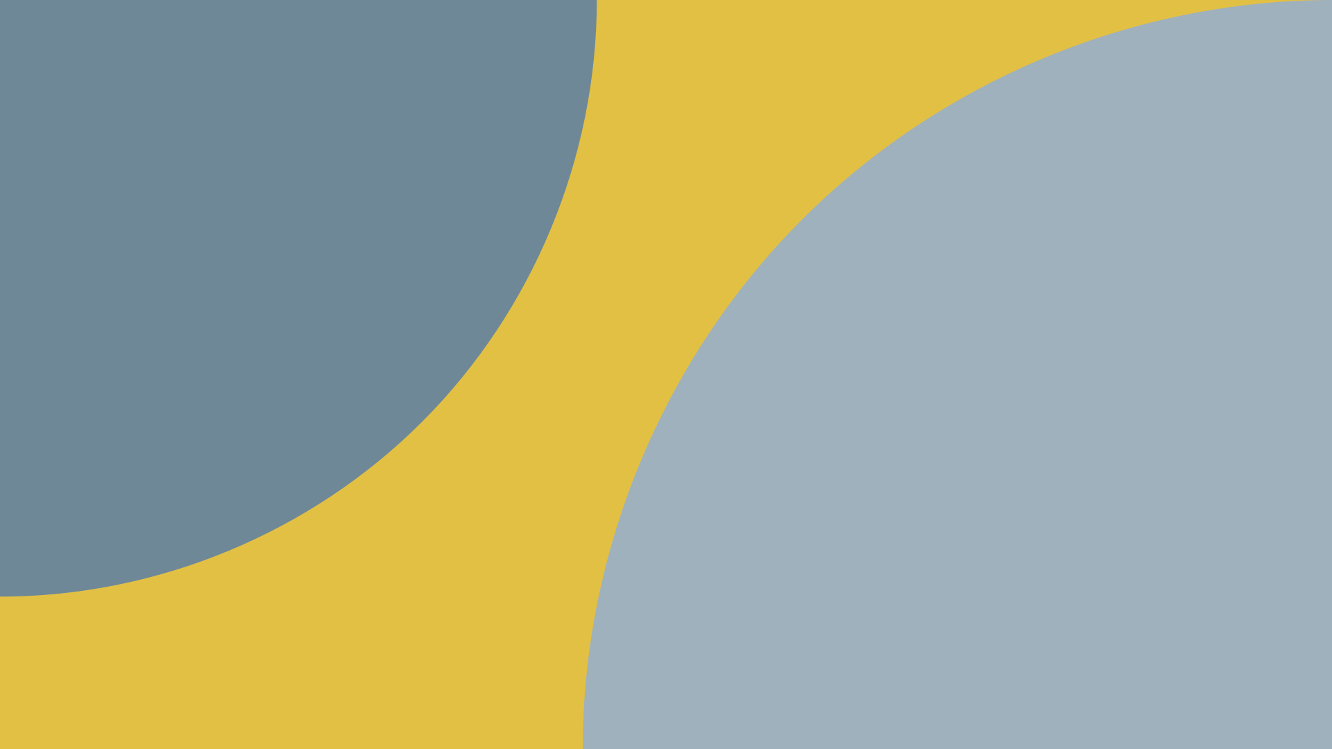 Abstract background with blue and yellow shapes