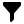 Um simples ícone de funil preto sobre fundo branco