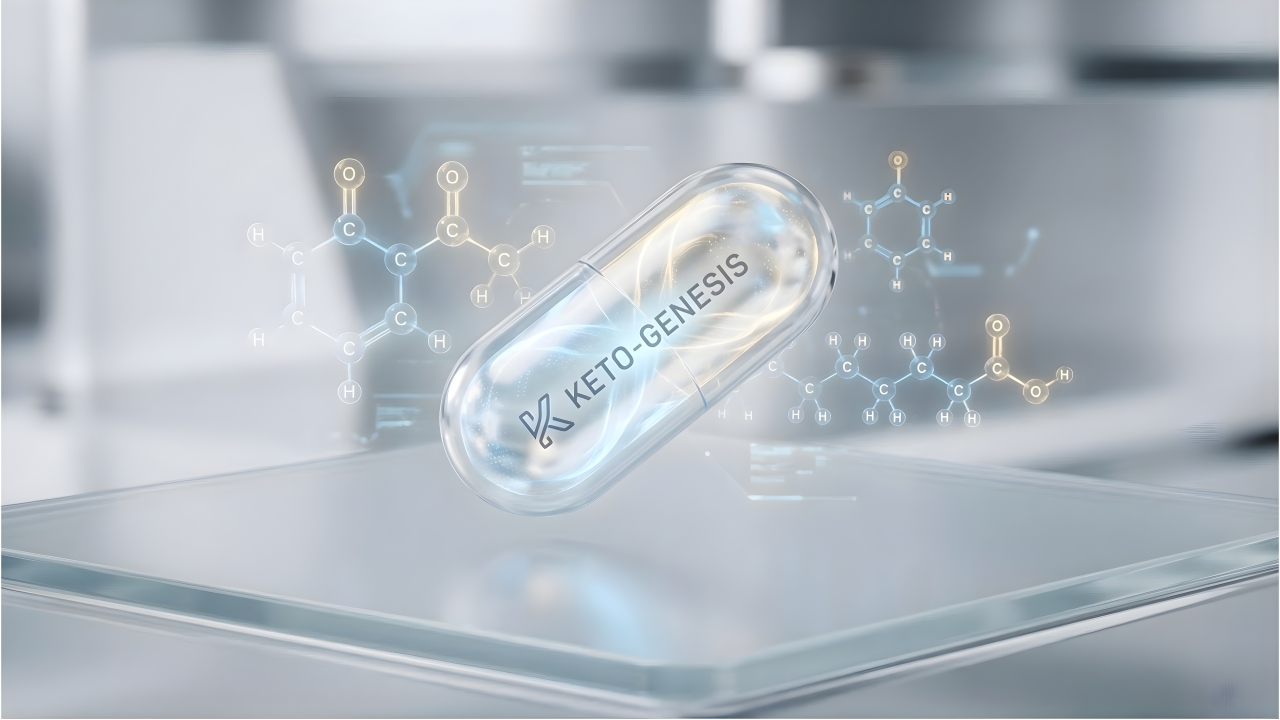 A visual representation of a keto diet pill mimicking the ketogenic diet