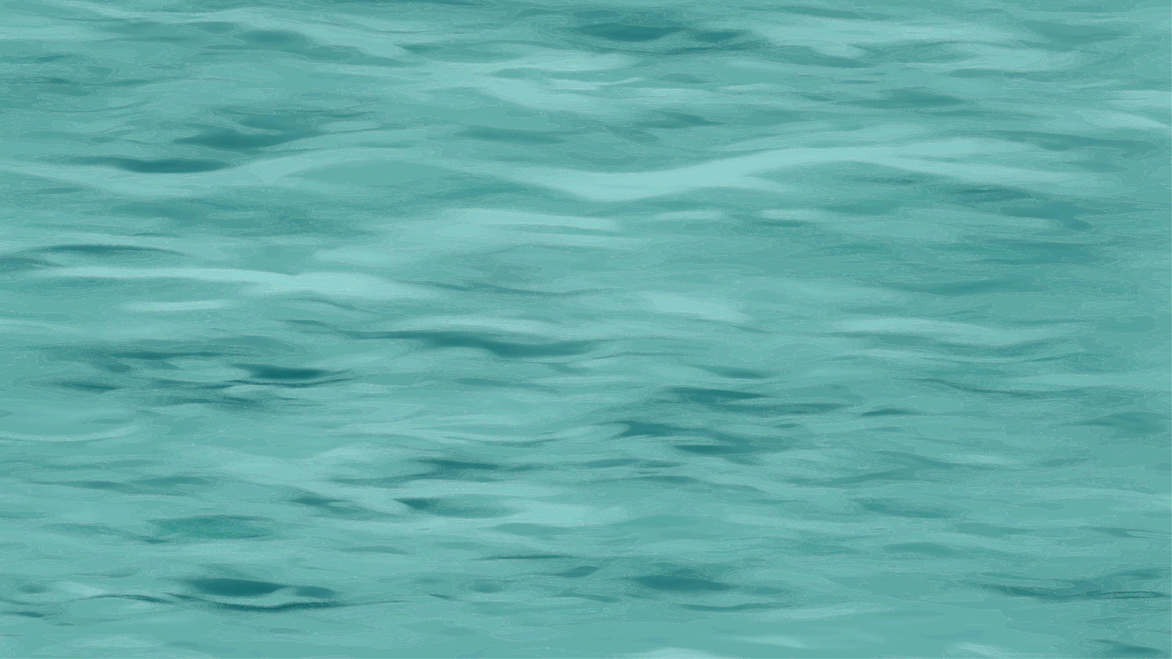 Rippling turquoise water surface with light reflections