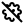 A black symbol indicating a prohibition or exclusion