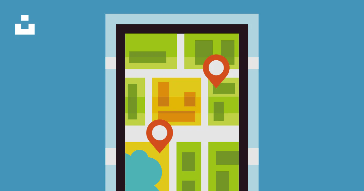 Pin Display Map Digital map display with location pins vector – Free Tourism Image on ...