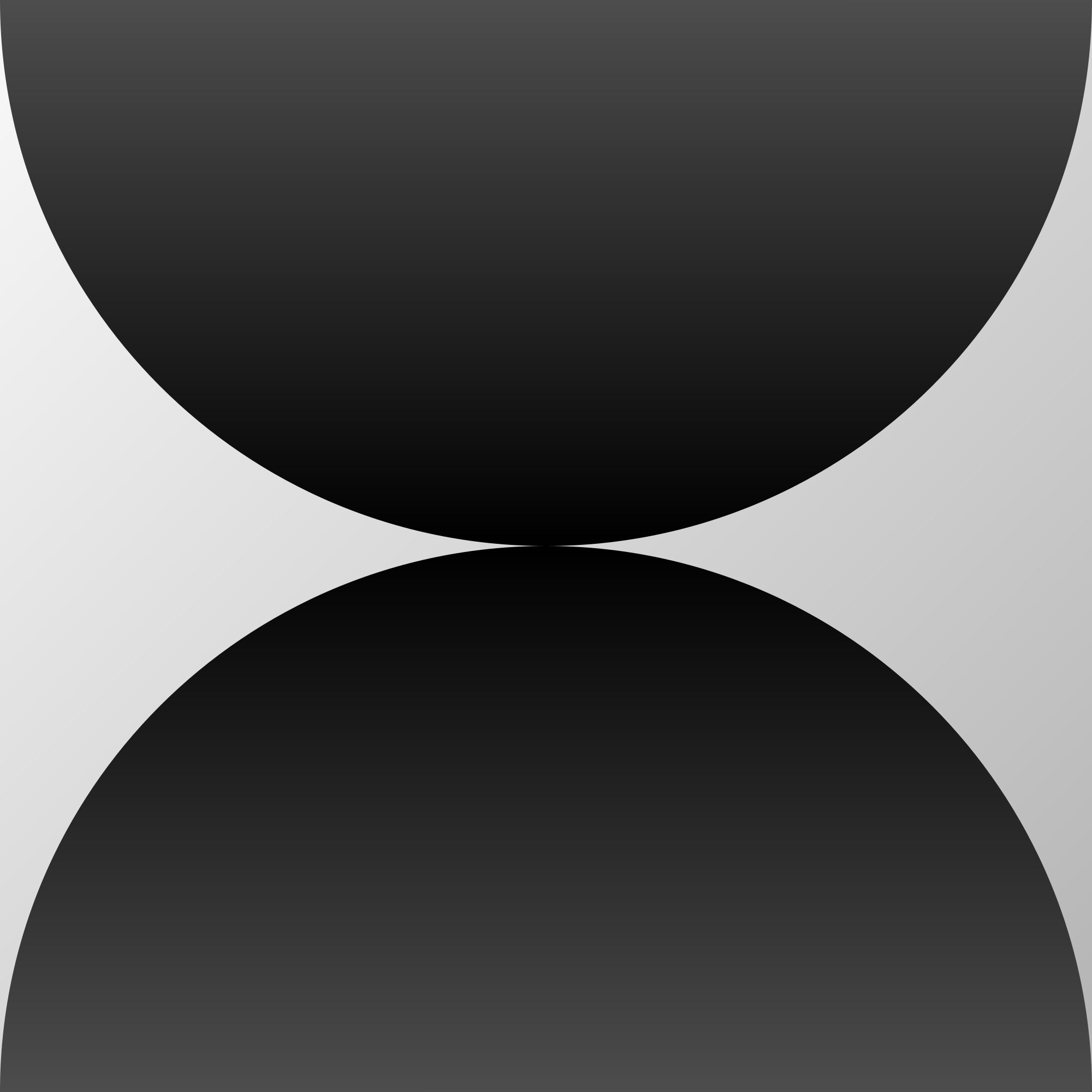Two dark gray circles touching in center
