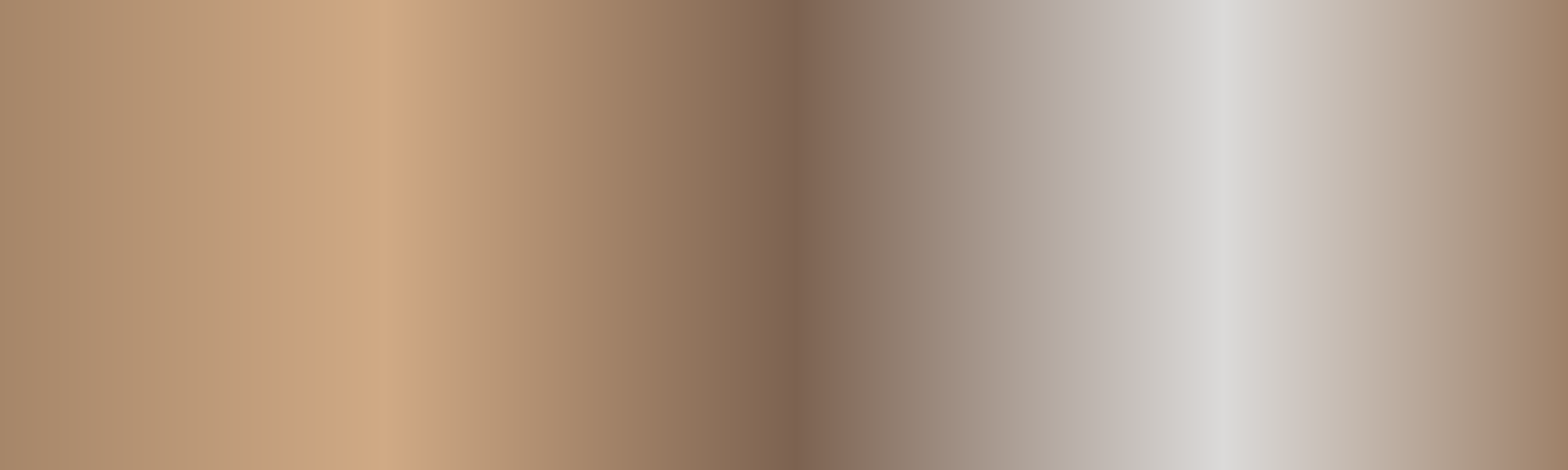 Gradient of bronze and silver colors