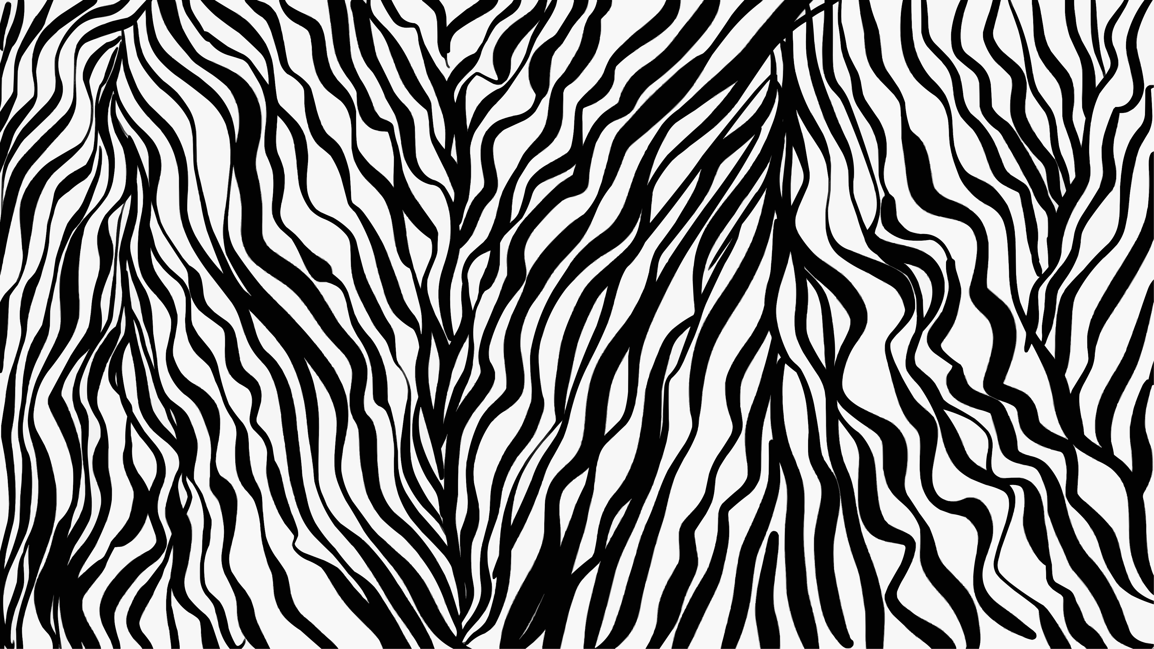 Motivo a strisce zebra bianche e nere