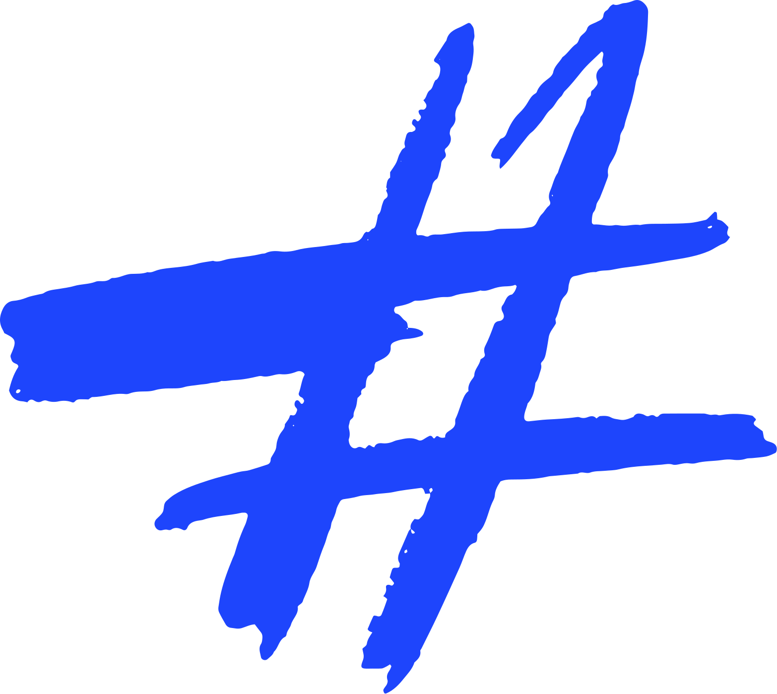 흰색 배경에 파란색 해시태그 심볼이 있습니다.