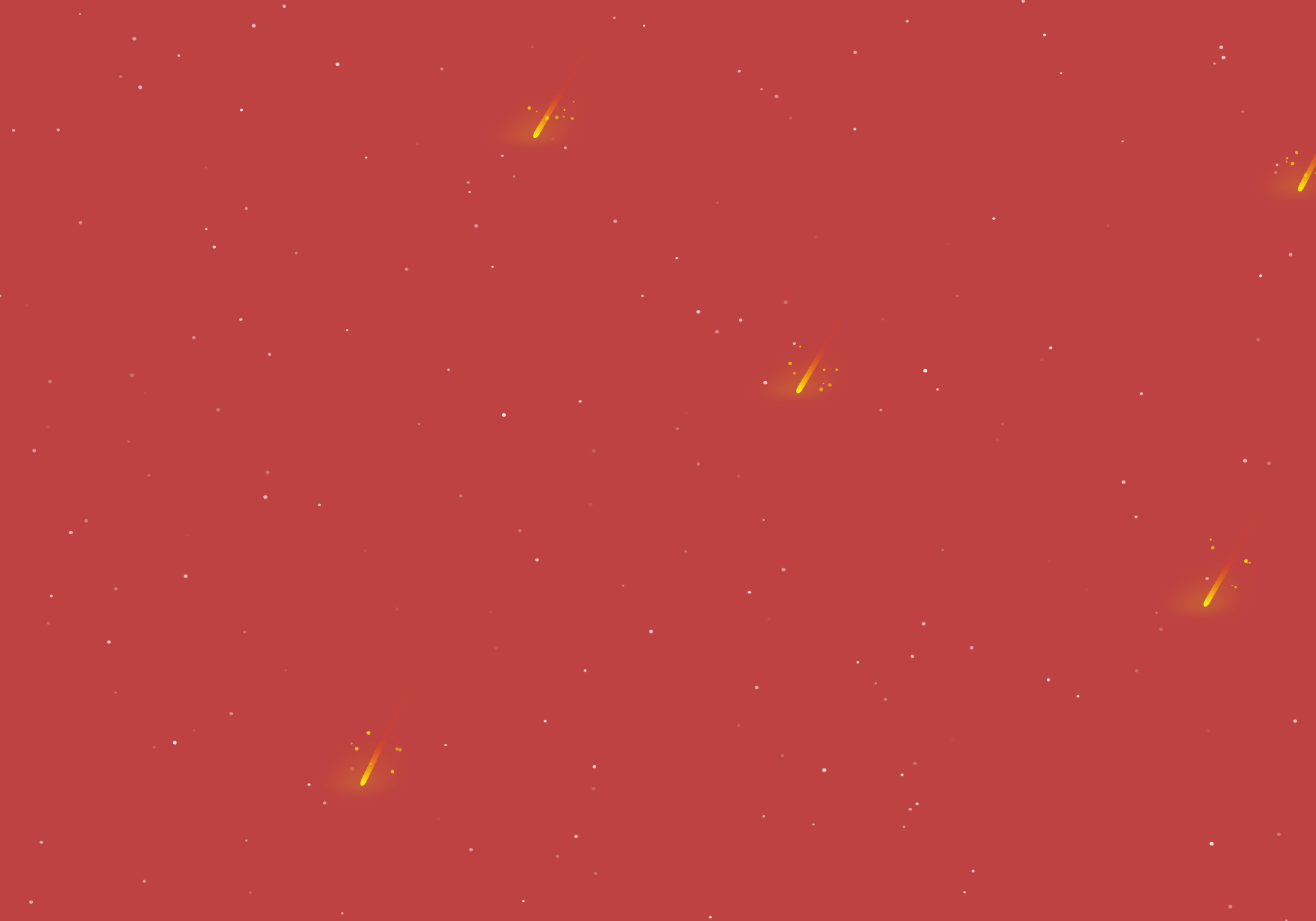 Fundo vermelho com listras laranja brilhantes e pequenos pontos brancos.