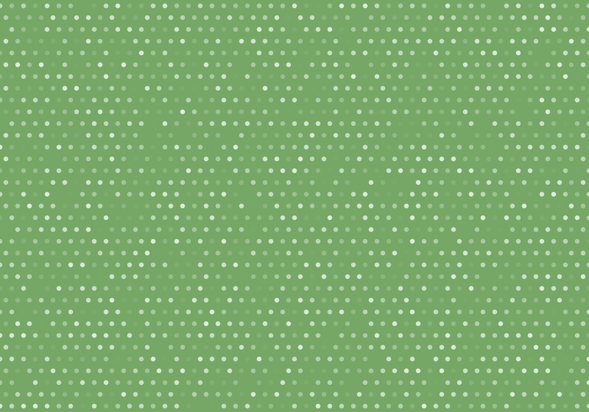 A green background with many small, lighter green dots.