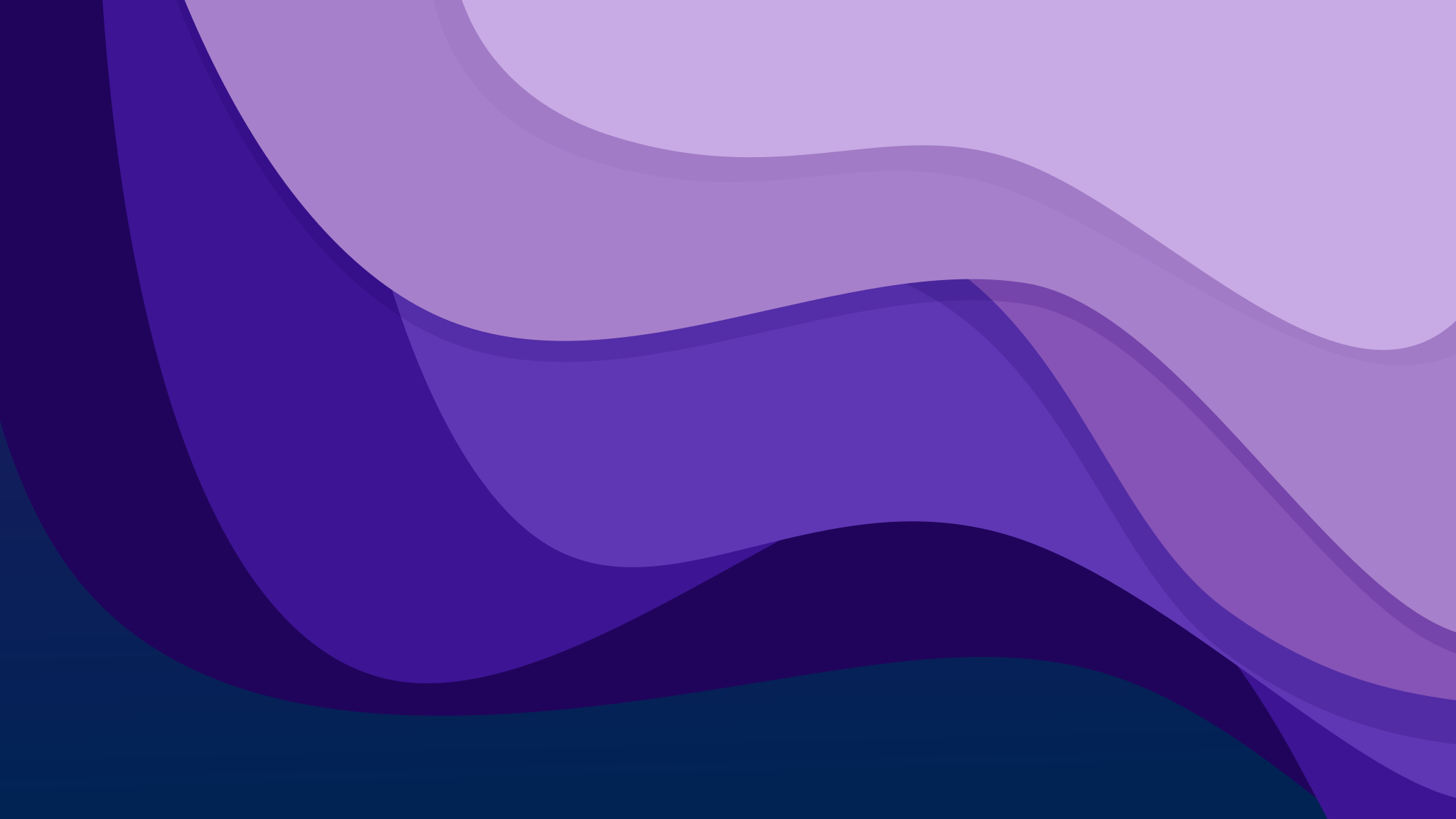 Des couches abstraites ondulées dans des tons de violet et de bleu