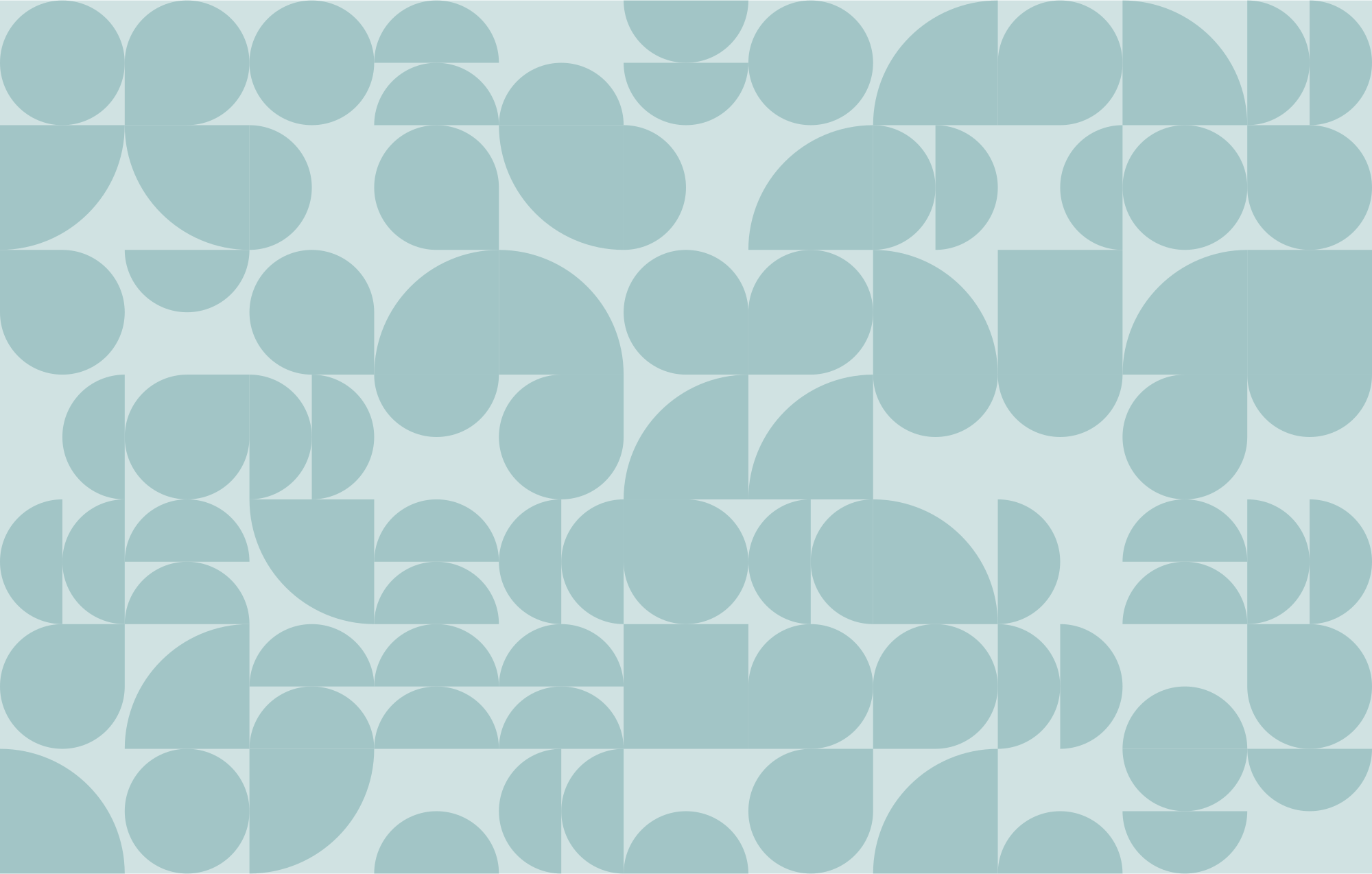 Motif sans couture de formes géométriques bleues sur un fond clair.