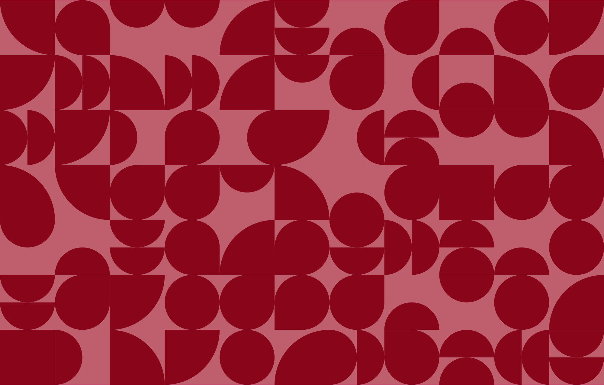 Pola abstrak merah dengan bentuk geometris