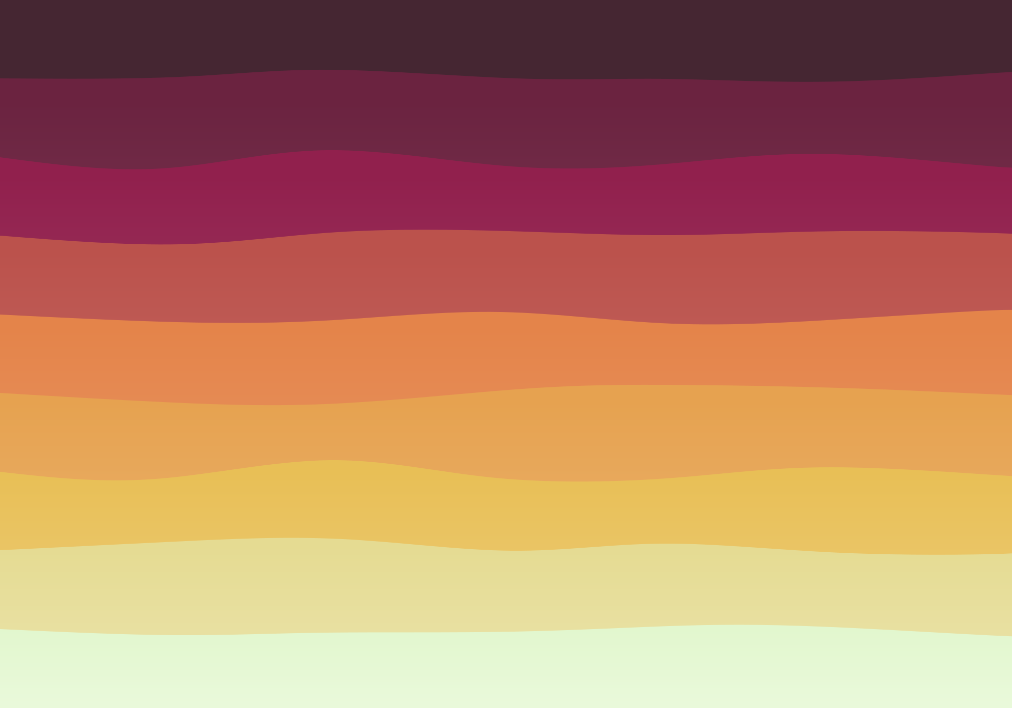Abstrakter, welliger Farbverlauf warmer Farben