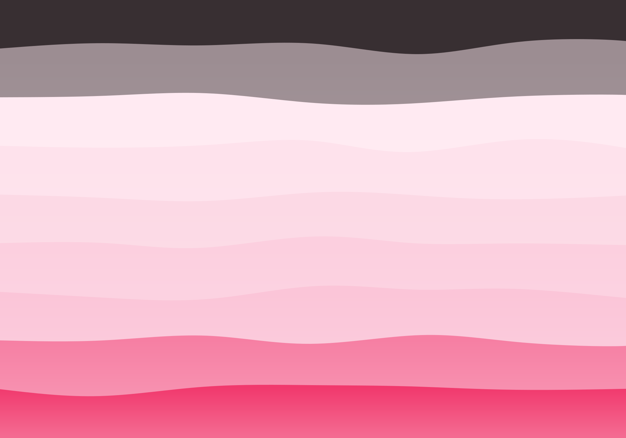 Wavy horizontal stripes in shades of pink, grey, and black.