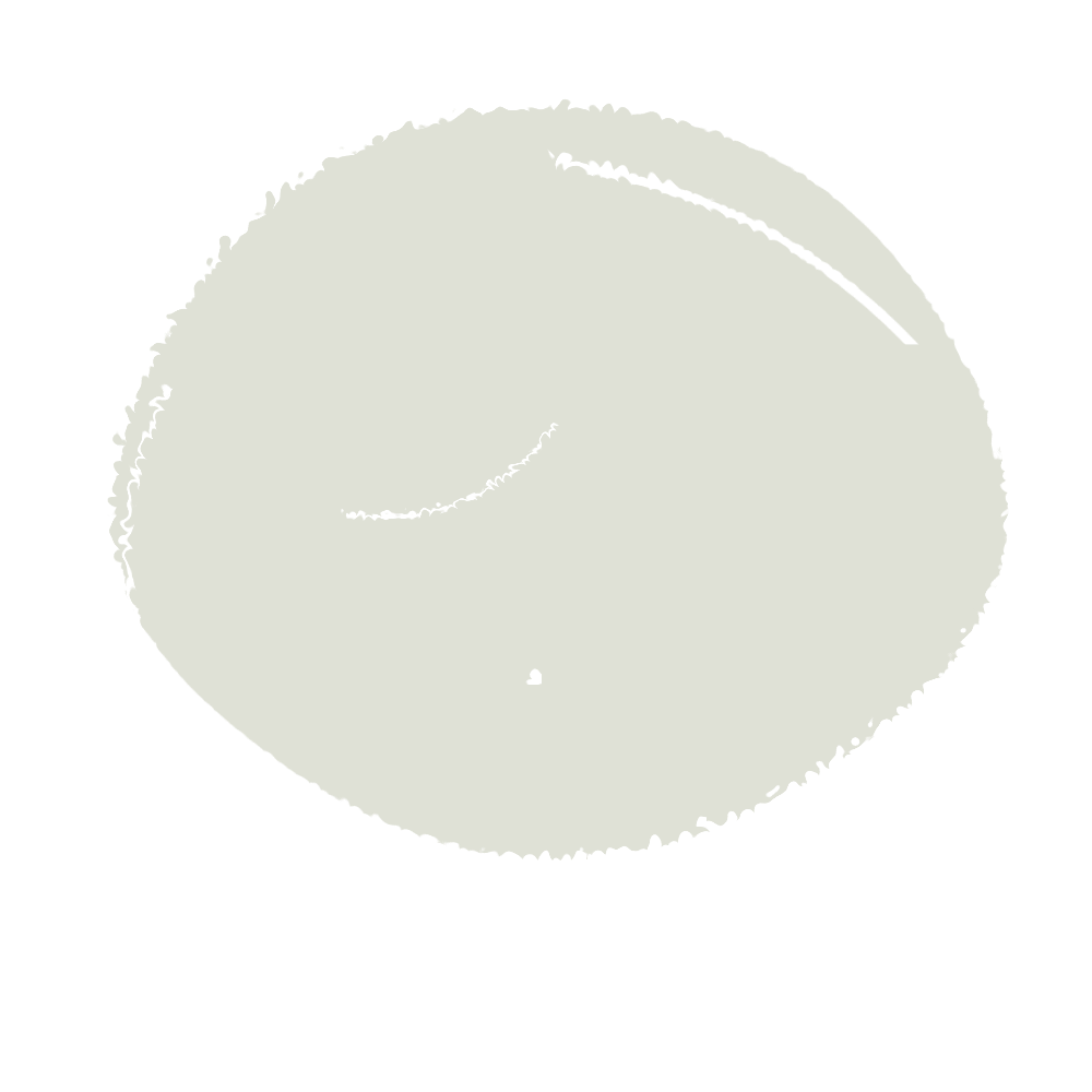 Uma forma oval cinza claro sobre fundo branco
