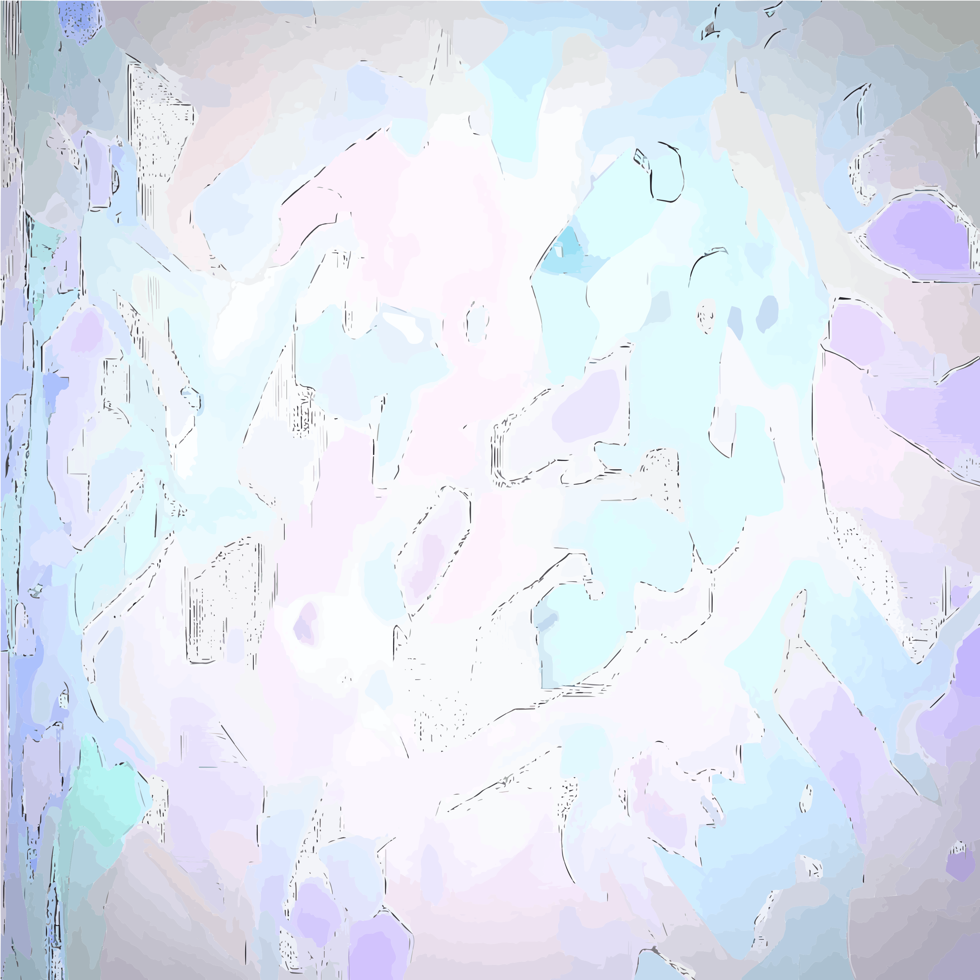 Abstrakter Hintergrund mit sanften Pastellfarben und strukturierten Pinselstrichen.