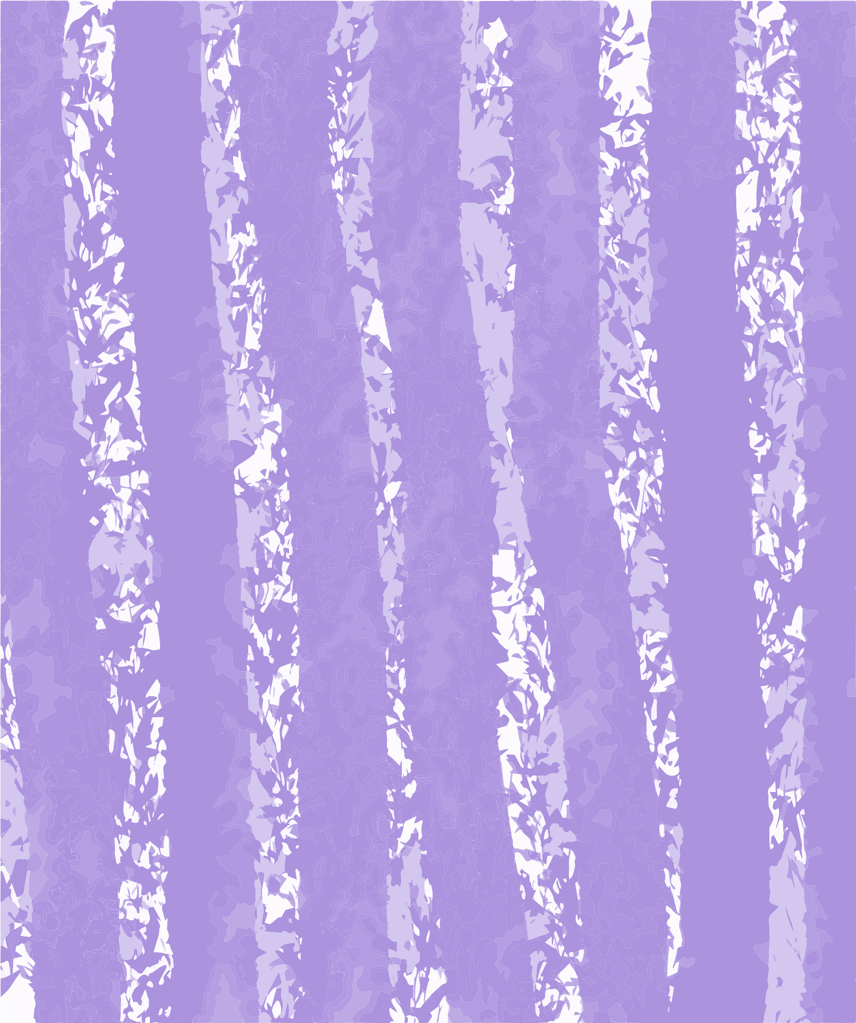 Franjas verticales moradas texturizadas sobre fondo blanco.