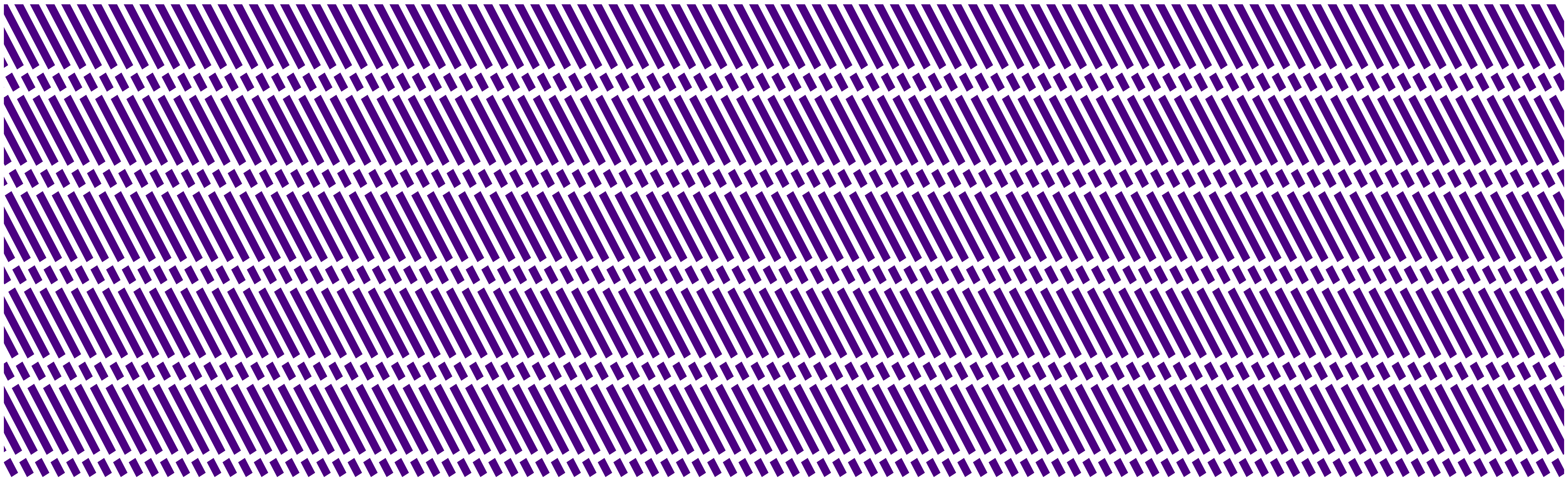Repeating pattern of purple diagonal lines and white stripes