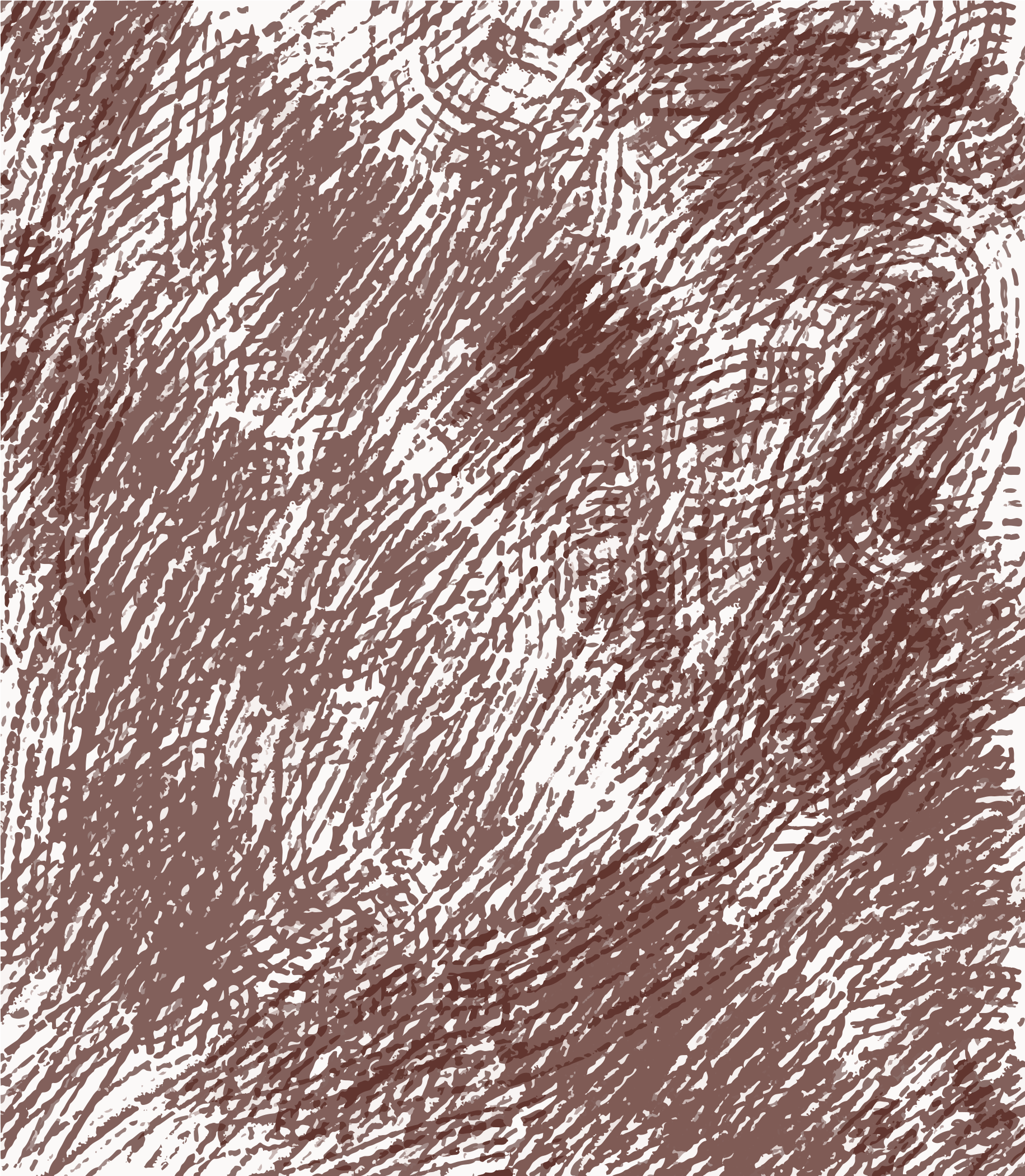 Textured background with brown, hand-drawn scribbles.
