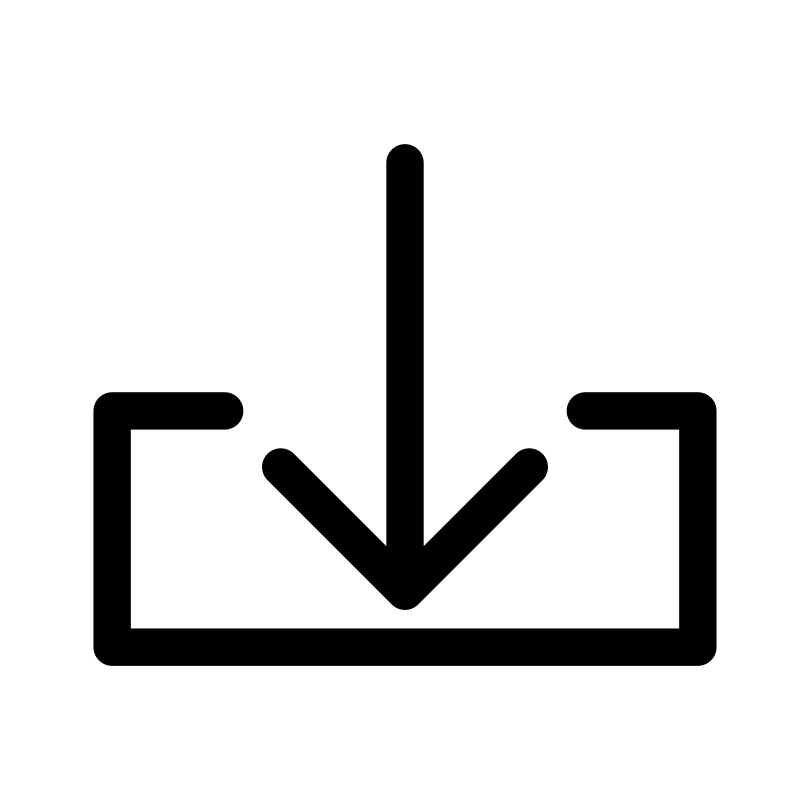 Download-Symbol mit Pfeil nach unten