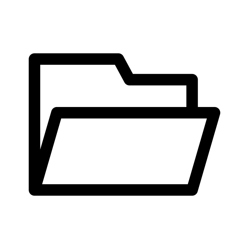 Ordnerzeilen-Symbol öffnen