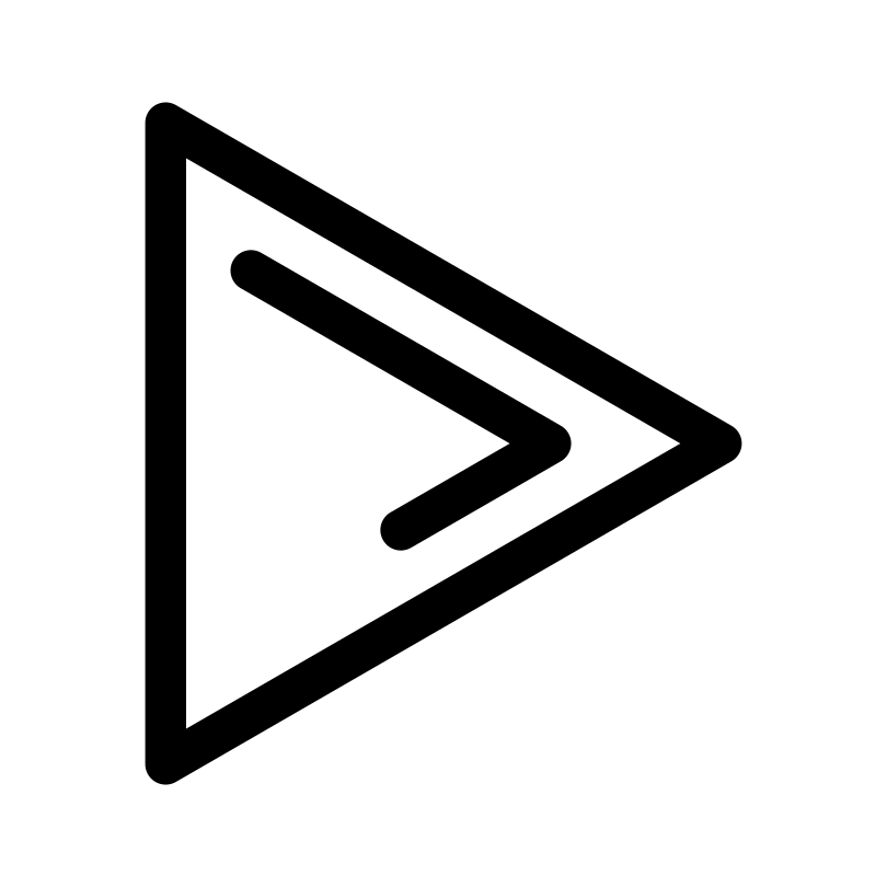 Icono de la línea de juego sobre fondo blanco
