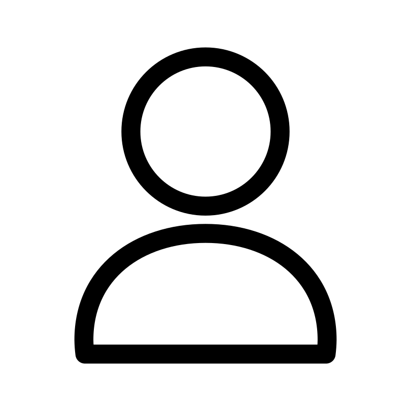 ユーザープロファイルラインアイコン