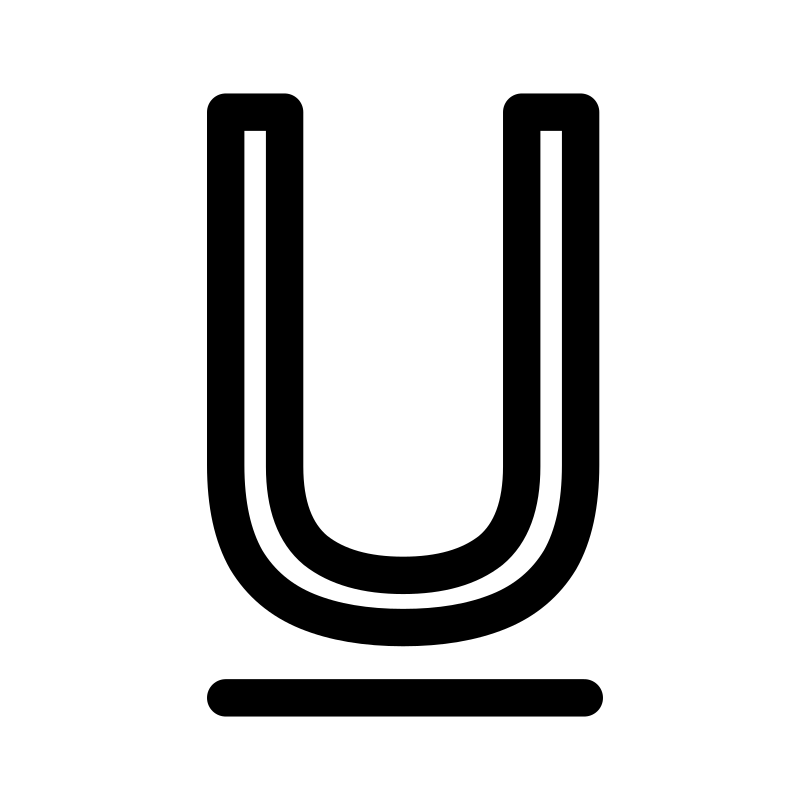 Subrayar el icono de formato de texto
