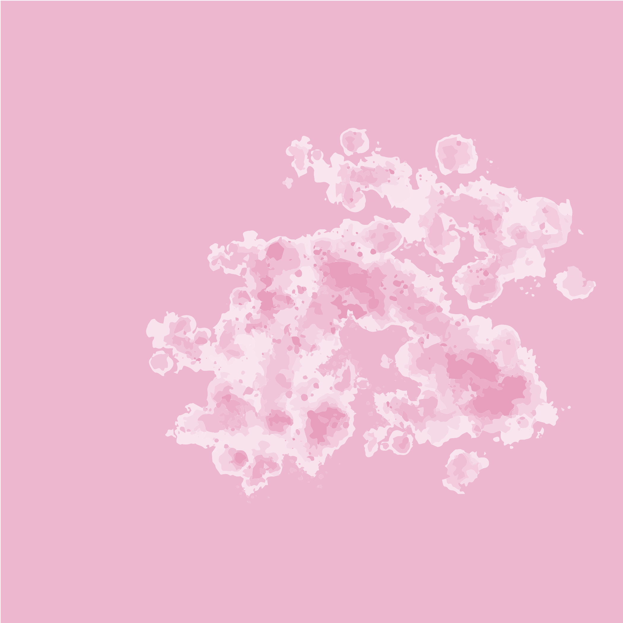 Sfondo rosa chiaro con texture astratta ad acquerello bianco