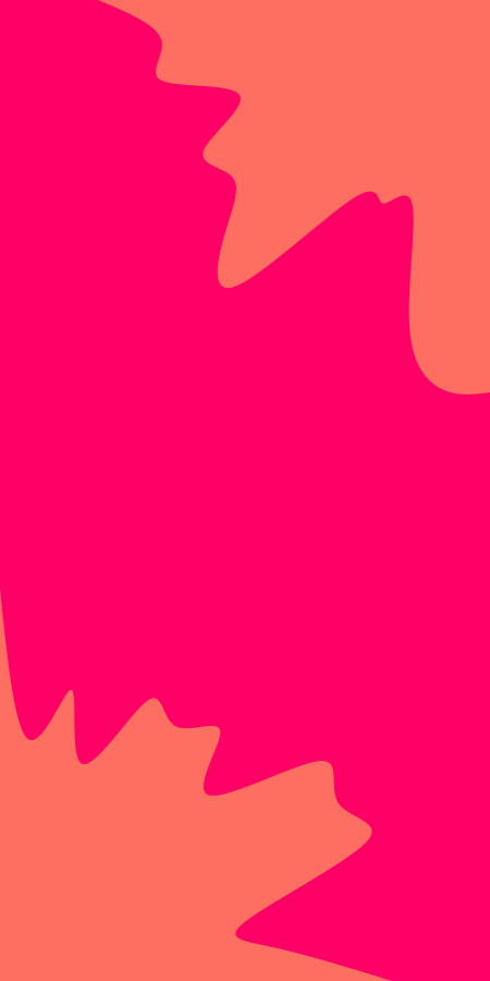 Fondo abstracto rosa brillante y melocotón con bordes dentados ...