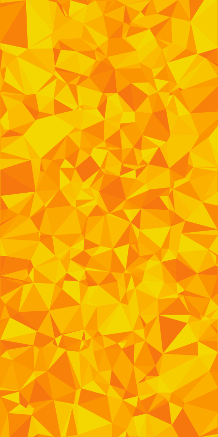 Fondo poligonal abstracto naranja y amarillo