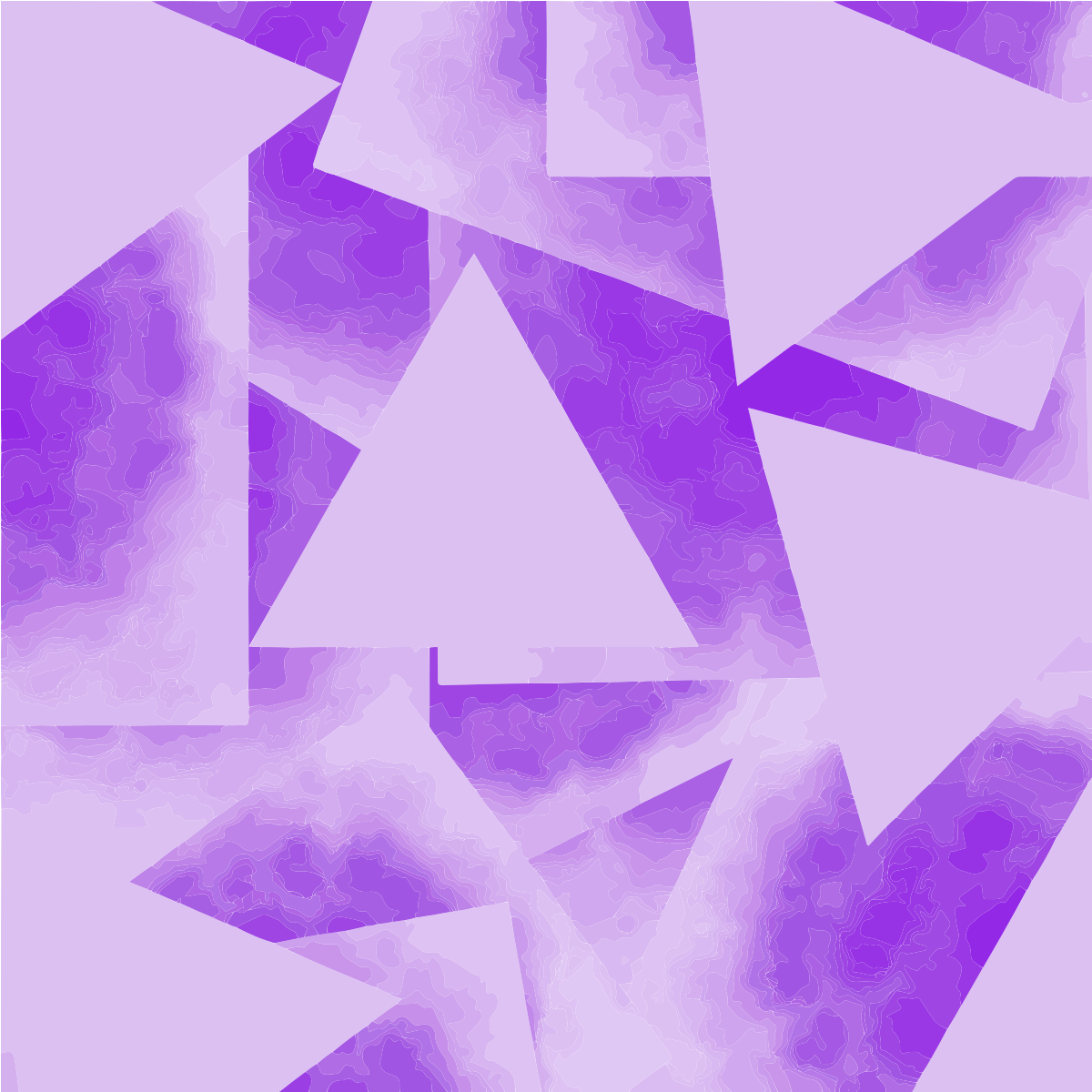 Padrão abstrato de triângulos roxos com fundo texturizado