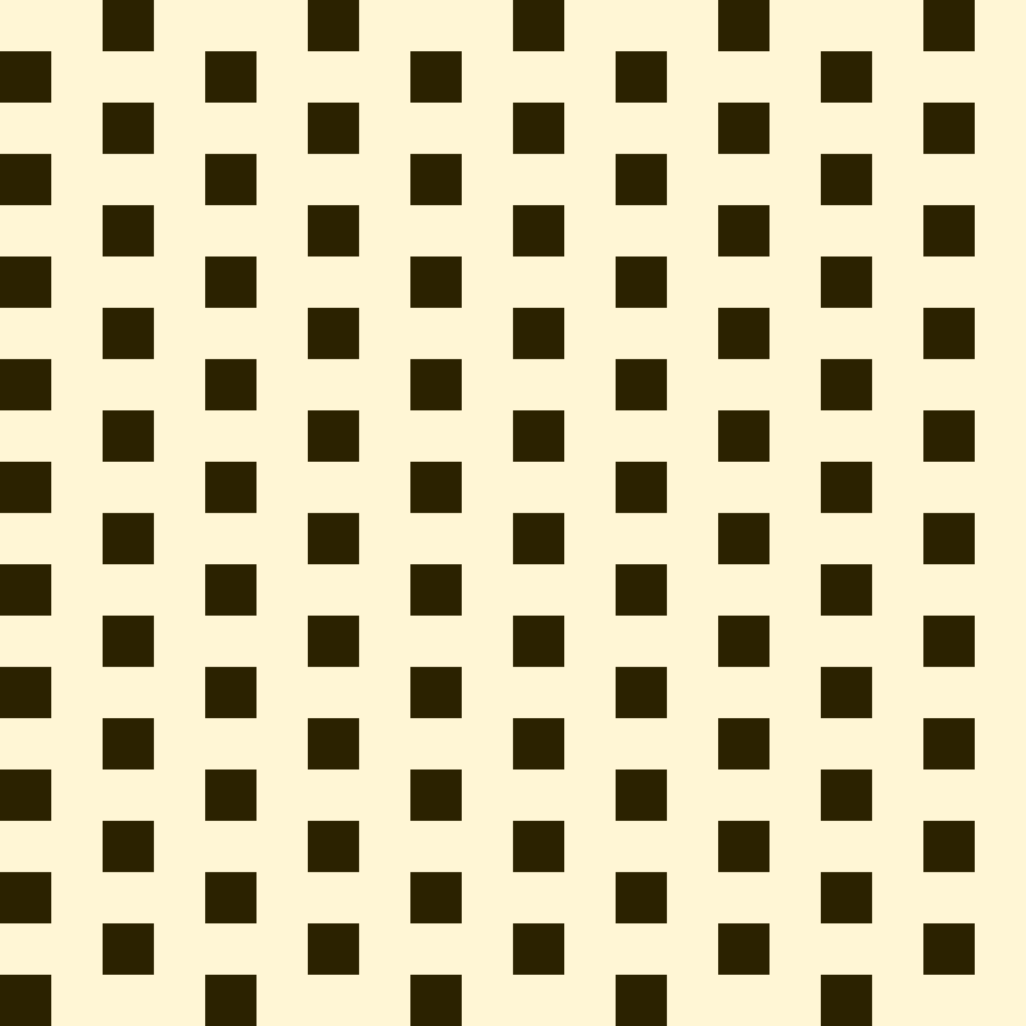 A grid pattern of dark squares on a light background