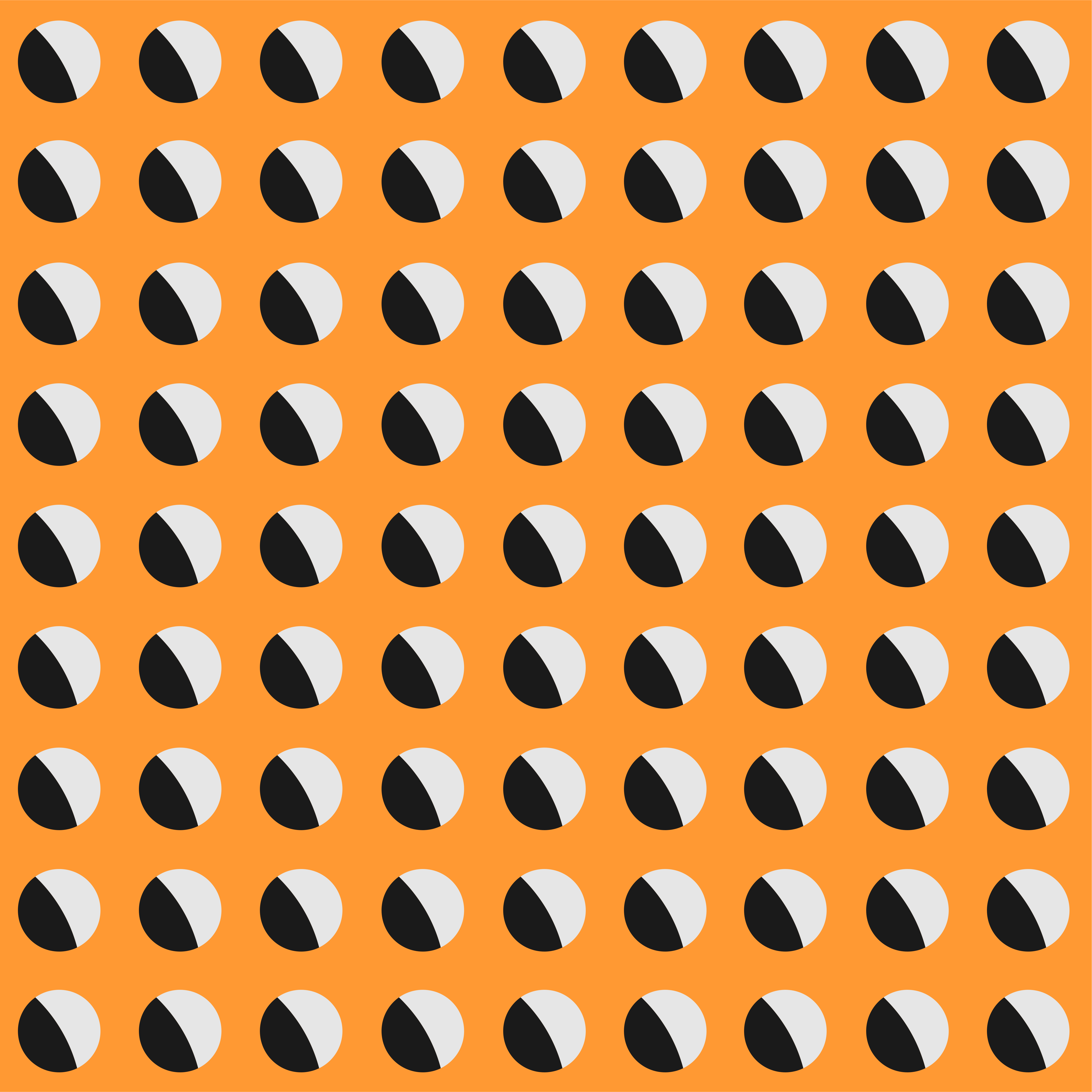 Circles pattern on orange background - Free Vector Illustration on Unsplash