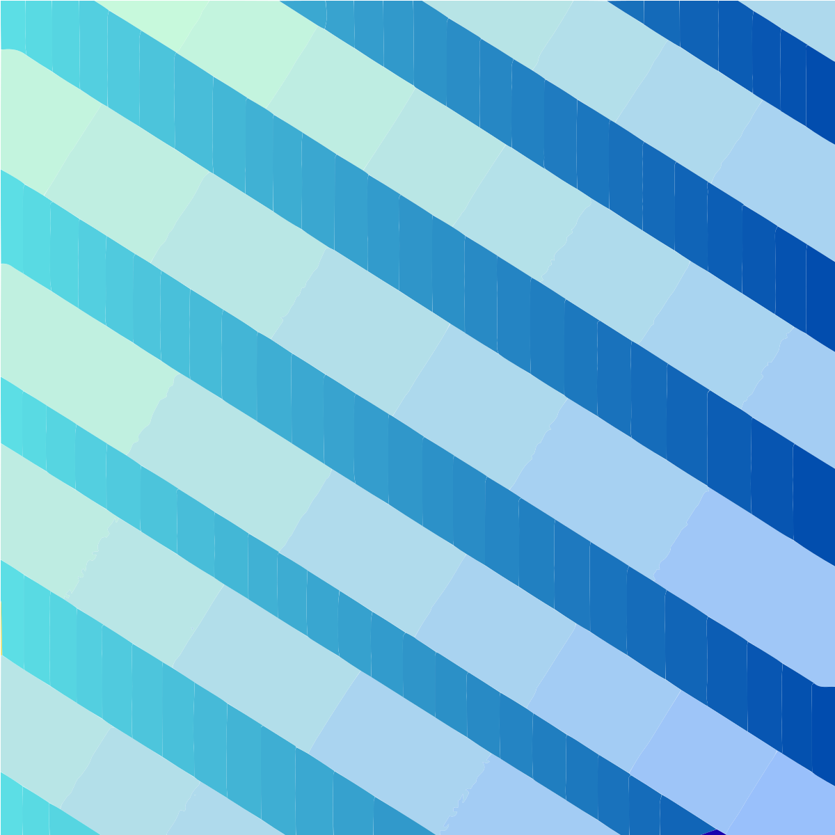 Bandes diagonales dans différentes nuances de bleu et de cyan clair