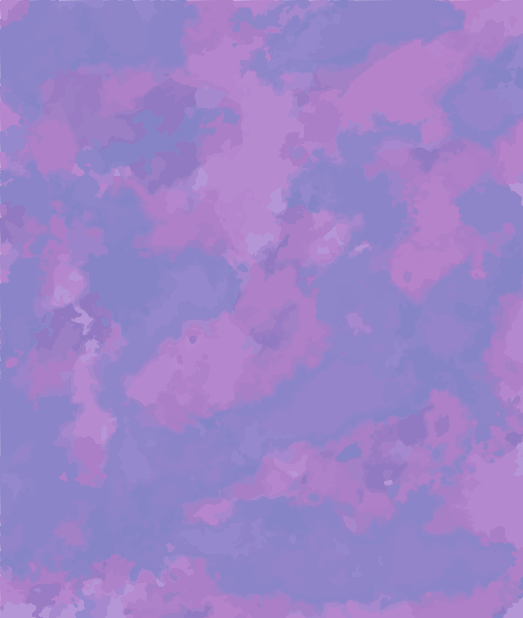 Padrão abstrato de nuvens roxas e violetas misturadas com textura suave
