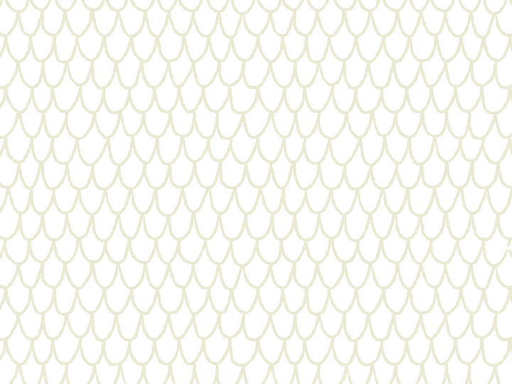 A repeating pattern of beige scalloped lines on a white background