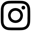 Ein schwarz-weißes quadratisches Symbol mit einem abgerundeten Quadrat und einem Kreis