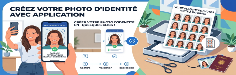 Créer votre photo d'identité avec votre mobile