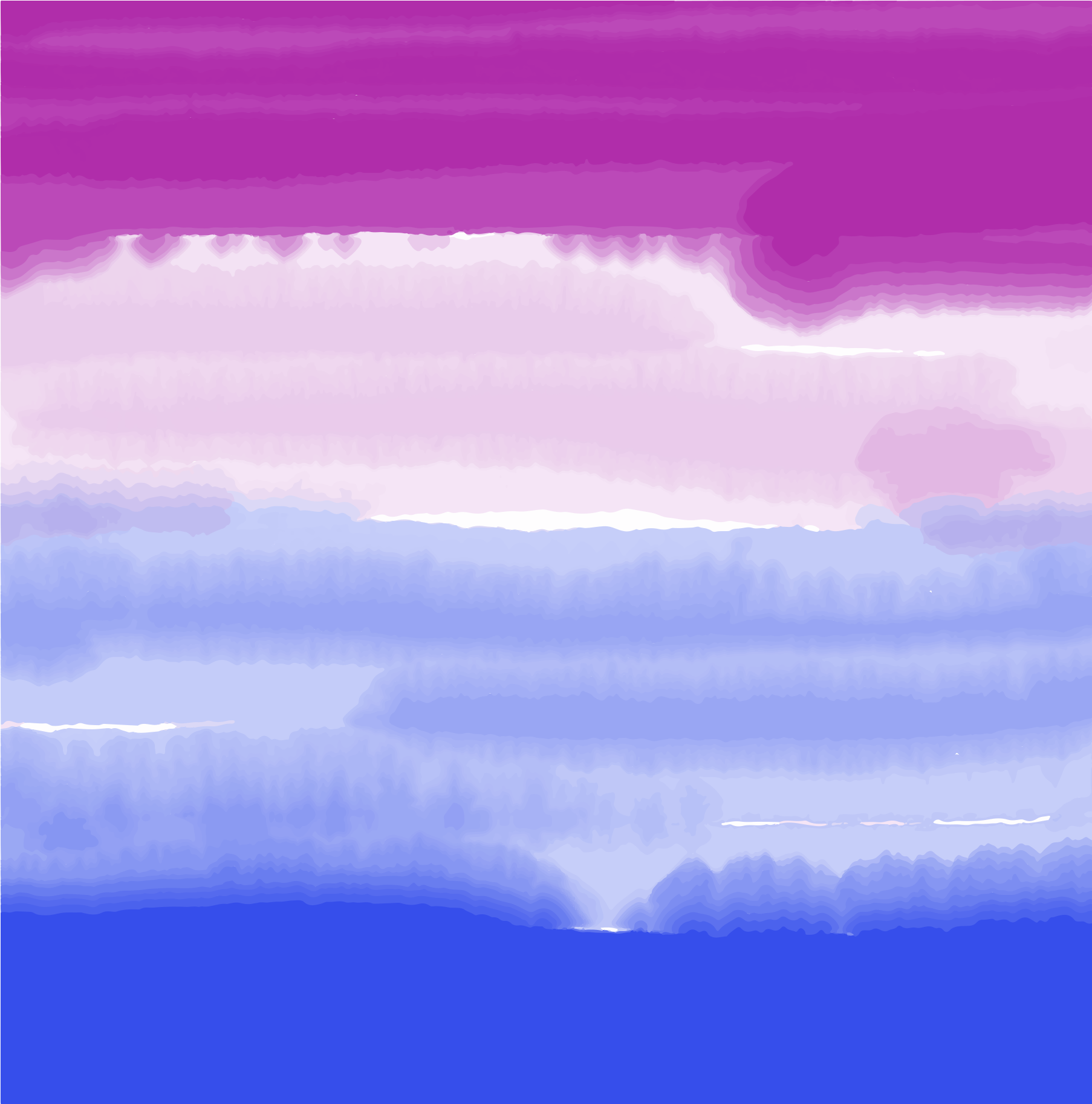 Un sfumo sfumato che passa dal viola profondo al lavanda chiaro e blu