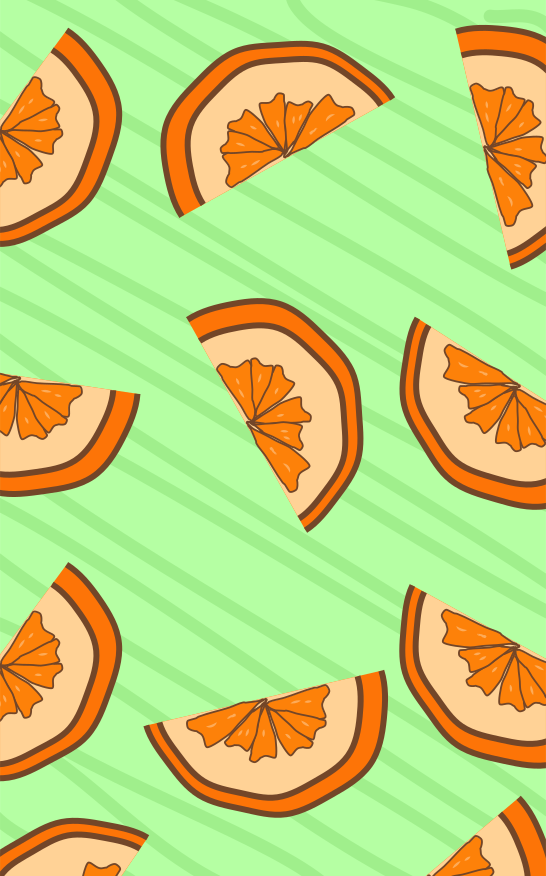Orange slice repeating pattern - Free Vector Illustration on Unsplash
